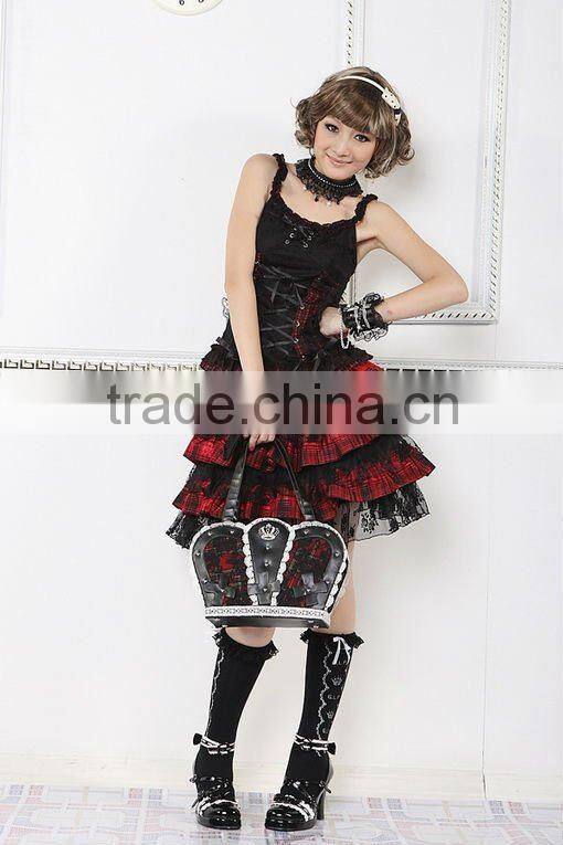 PUNK GOTHIC DOLLY 61196 VEST SHIRT sexy corset 61196