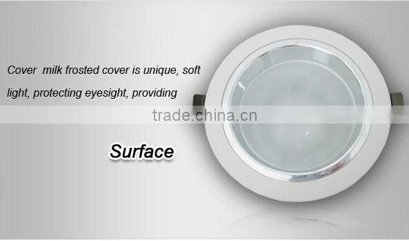 White housing 385-420lm dimmable ceiling led downlight 5W