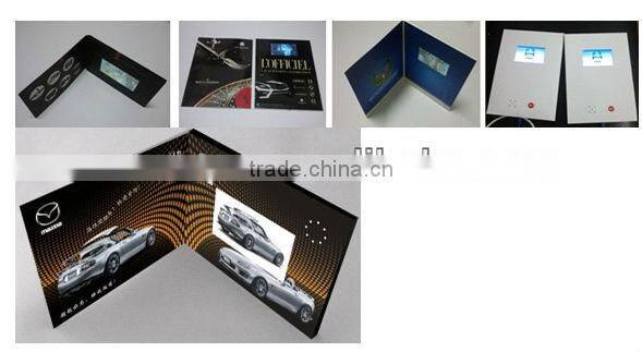 1.8-7" LCD video card, video greeting card, video greeting card module