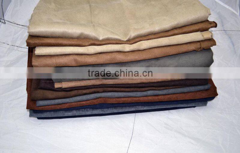 230T 150D Micro Suede Fabric For Car Seat Cover Upholstery Fabric