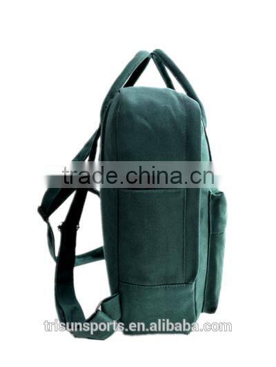 Fabric backpack teenage printing backpack with two layer bag Fitness factory directly