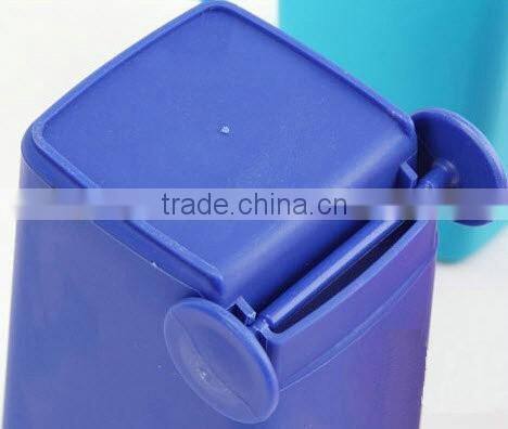 BT05B colorful desktop plastic mini trash can pen holder