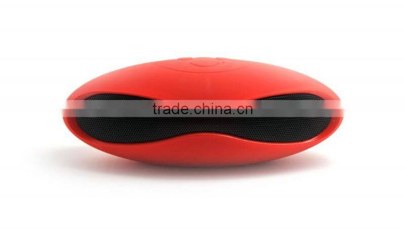 Mini Rugby bluetooth speaker, hot selling rugby football mini speaker for promotion gift with hands free call/TF card function