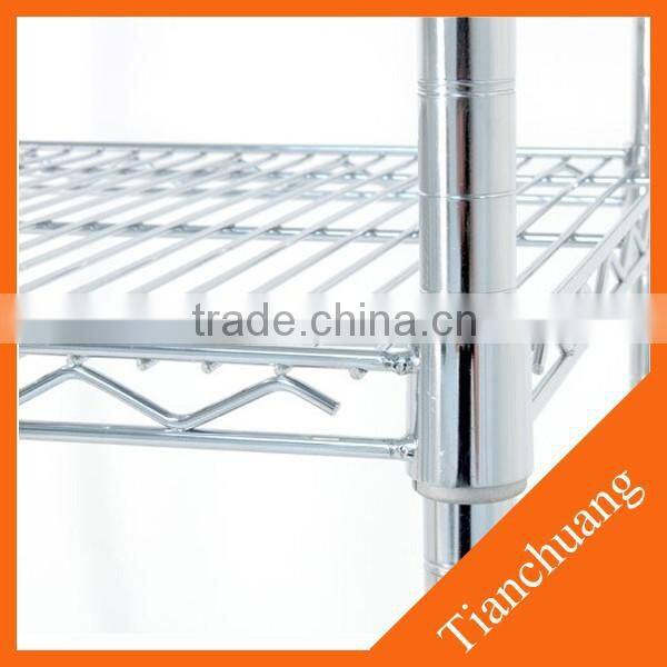 warehouse folding wire shelf unit