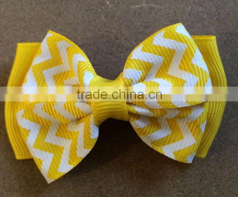 2015 summer fashion lovely wave bowkont hair clip high quality cloth hairclip