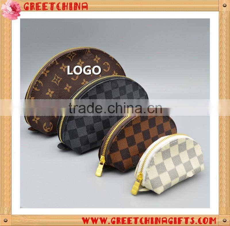 Waterproof 4pcs pu cosmetic zipper bags