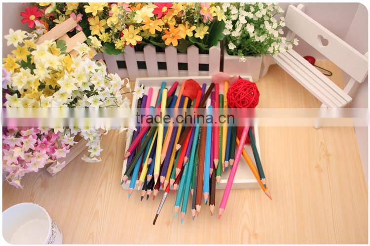 Water soluble pencil Using lead-free poison 48 different colors pencil High quality color core