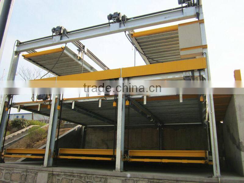 double levels parking lift for community