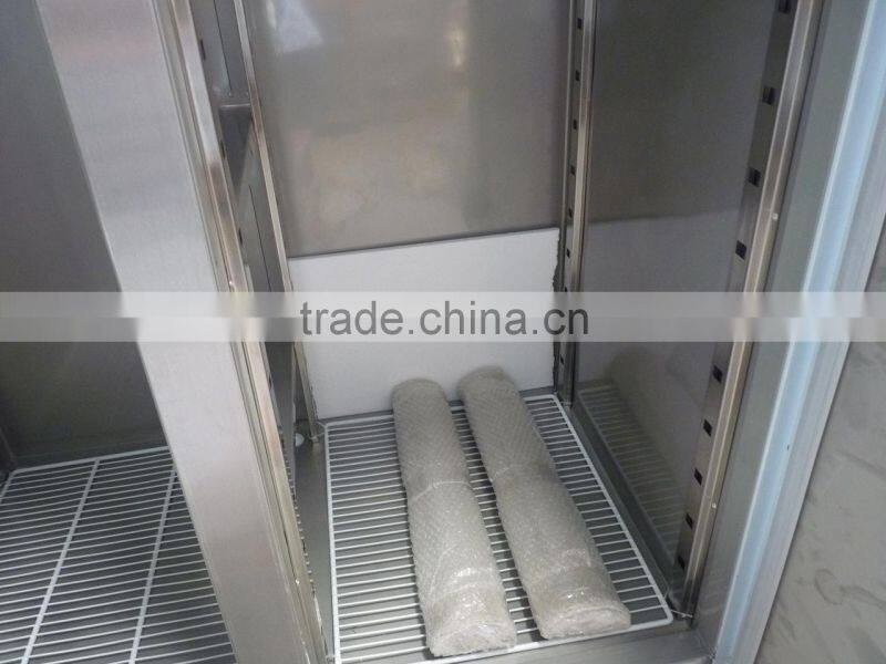 vertical deep freezer auto defrost for cake and pizza