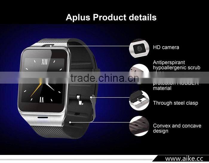 Smart bluetooth watch GV18 with NFC camera wristWatch SIM card Smartwatch for iPhone6 Samsung Android Phone watch phone