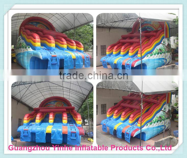 2015 Commercial Grade Inflatable Water Slide With Pool for sale