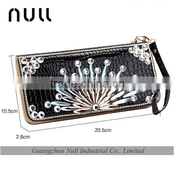 null brand luxury wallet genuine leather brand lady wallet