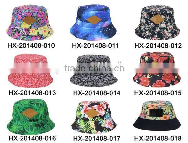 2015 wholesale promotional hot sell buy cotton cartoon anime bucket hat