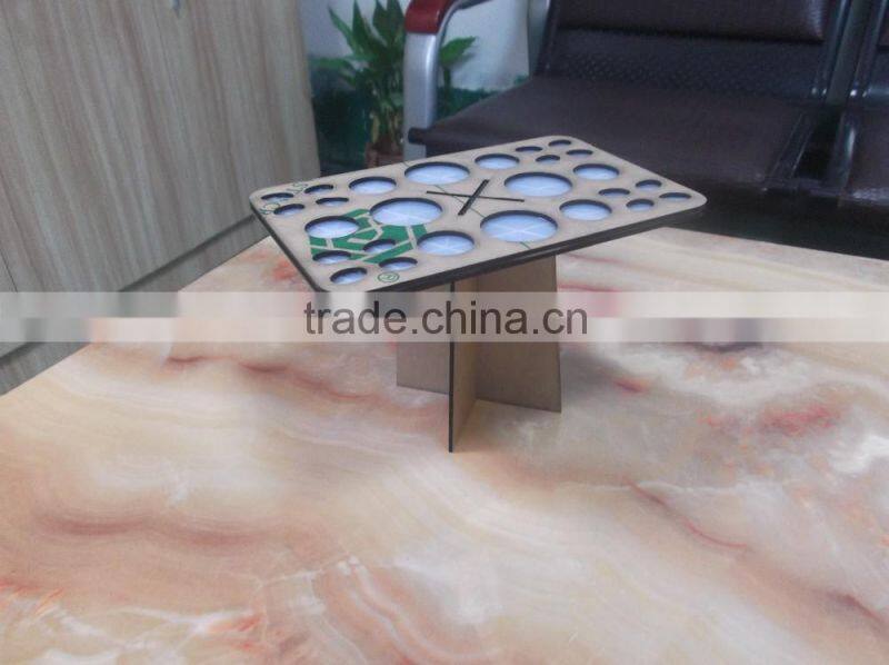 Makeup brush drying rack, Plexiglass acrylic cosmetic makeup brush drying rack