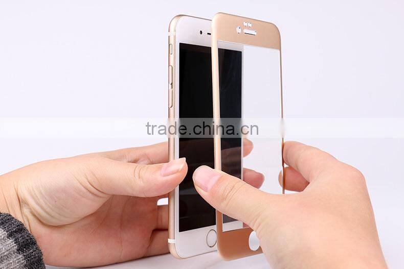 clear screen protector for iphone6 with arc-shaped Full screen cover for iphone screen protector