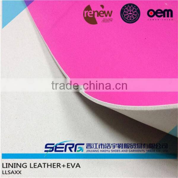 2016 high quality polyurethane laminate fabric and EVA