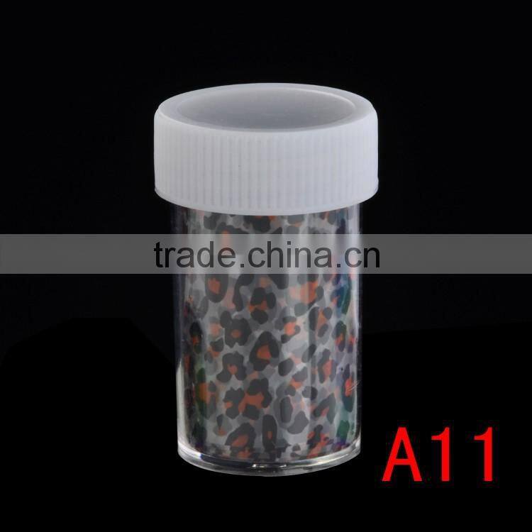 Color Nail Art Wraps Glitter Sticker Decal Polish Decoration Transfer Foil Decal