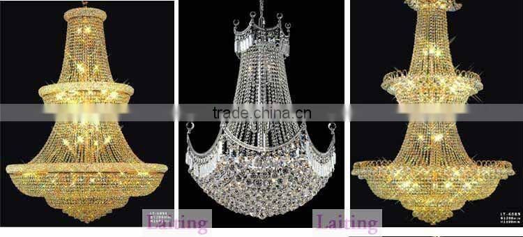 big crystal hanging light