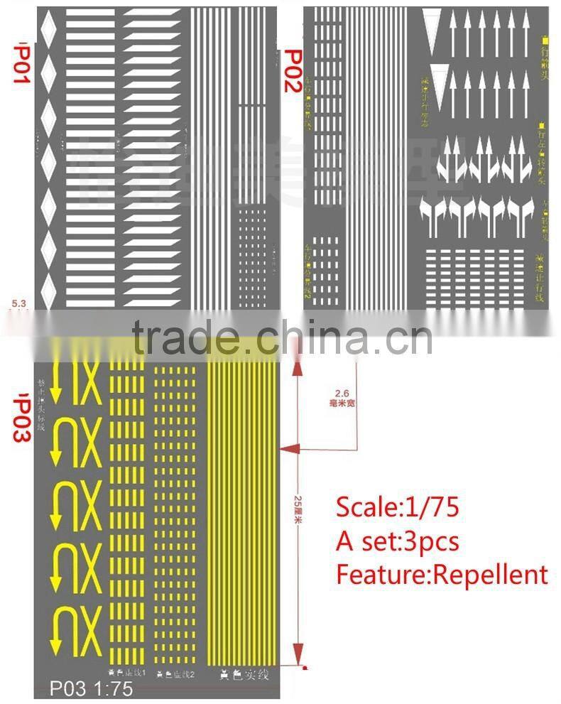 3d paper model in many scale