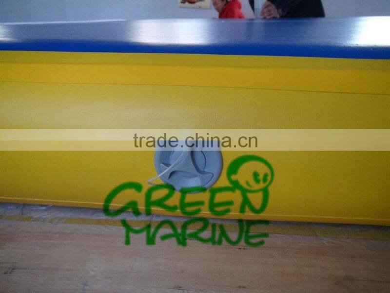 2015 Drop Stitch Material Inflatable tumbling gym mat for Gymnastics