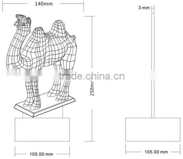697-Camel 3d Shaping Lamp Art Decor Desk Light Led Night Light Led Energetic Saving Lamp