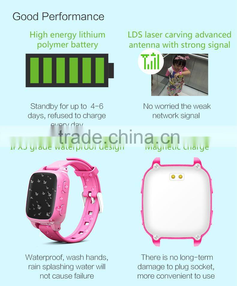 i8G portable GPS children watch smart phone for IOS Andriod app