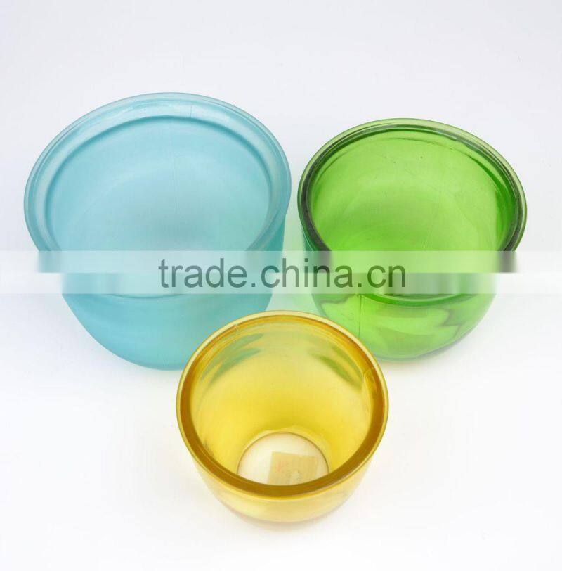 high quality glass cheap plant pot