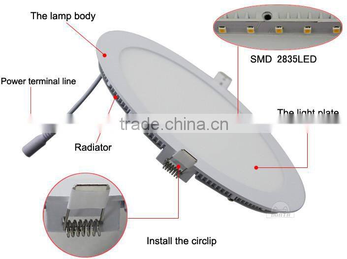 CNTEK energy saving LED Downlight round slim 18W Cool white C-tick, CE, RoHS, SAA