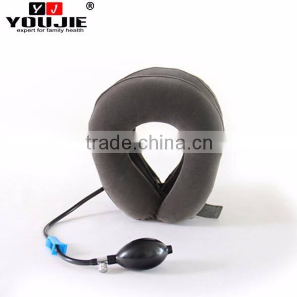 China supplier flannel medical PVC adjustable cervical neck traction device