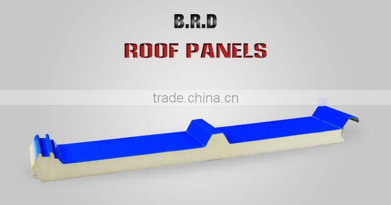 New Materials Styrofoam Pu Polyurethane Sandwich Roof Panels
