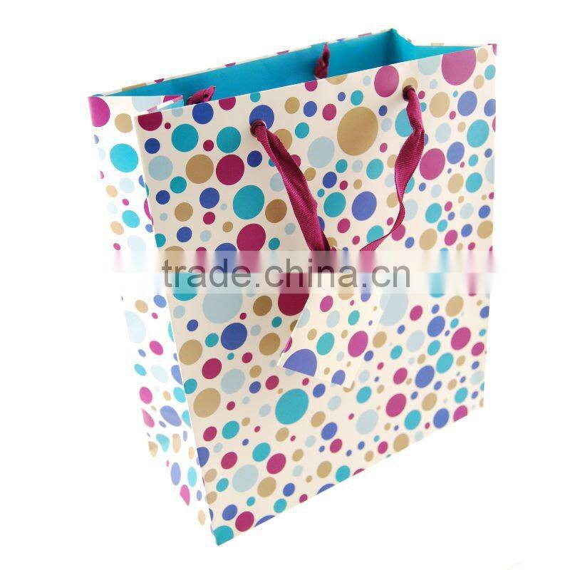 Shiny paper birthday gift bag