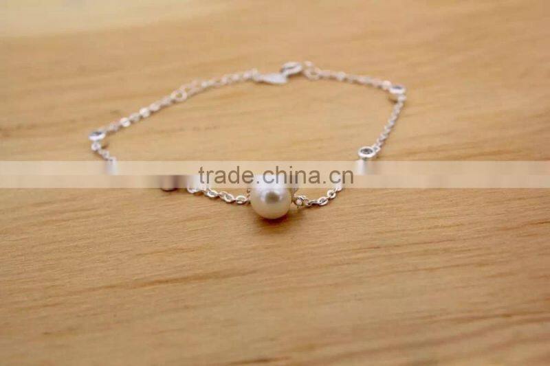 New Pearl indian bridal Jewelry african silver necklace wedding jewelry set