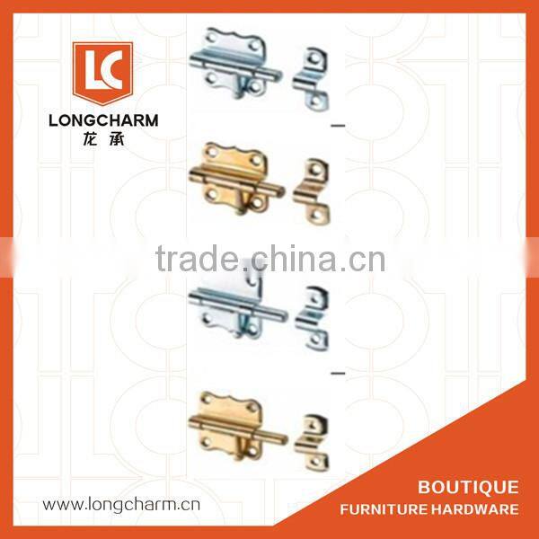 gold Barrel Bolt straight 50.8mm long sliding lock security door bolts