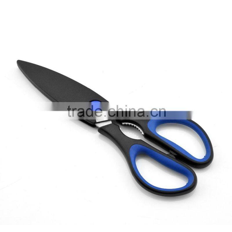 PP Handle Household Safety Scissors With Scissors Blade Cover
