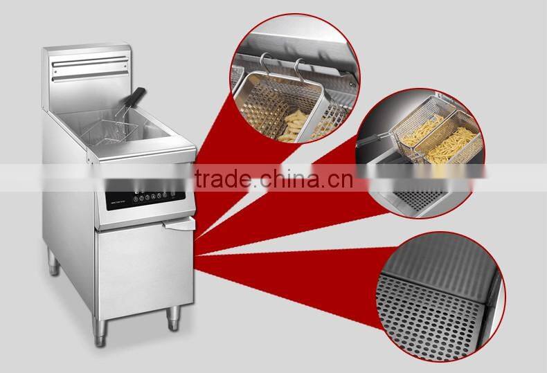 Shentop Single Tank Basket Commercial Deep Fryer for Fast Food Restaurant Used,Deep Fyer (Computer Control)