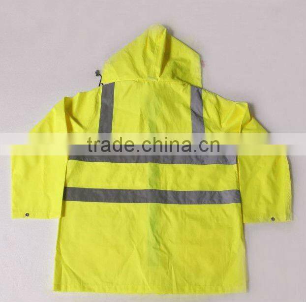 Yellow reflectitive material long-sleeves workwear