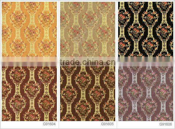 Fashionable Design Vinyl Wallcovering wallpaper #G90604