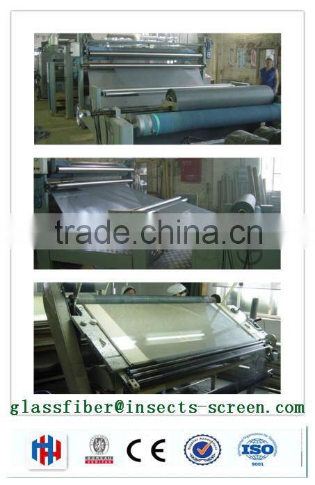 High Quality Grey with White Fiberglass Fly Screen / fiberglass window screening mesh