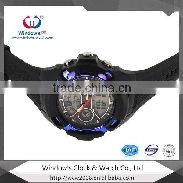 custom digital watch with rubber watch strap