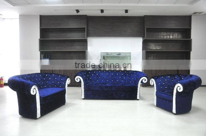 Chesterfield American style leather sofa (NY1978)