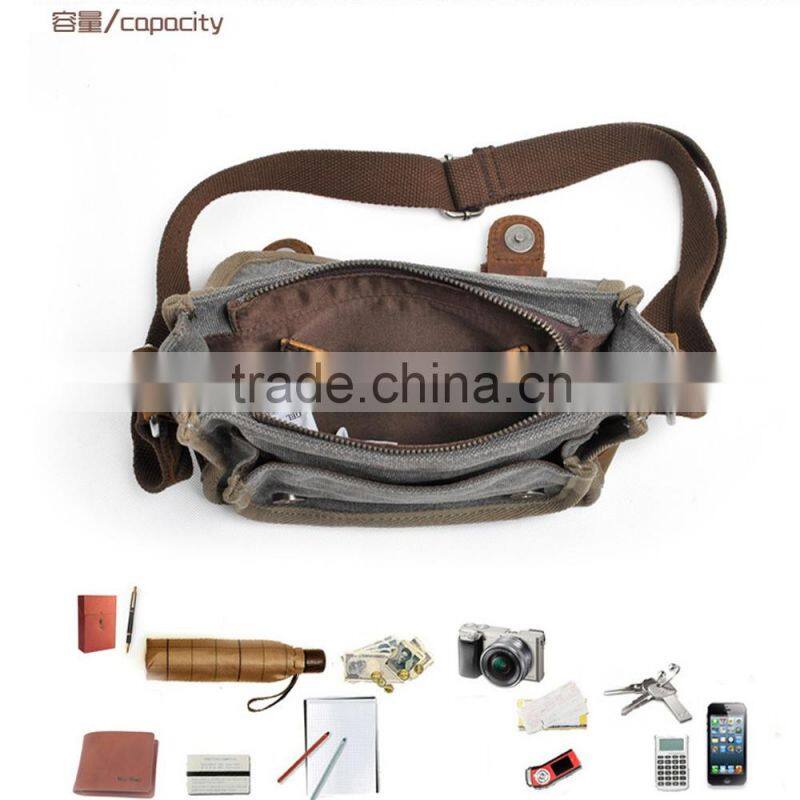 Custom travel shoulder leather bags man small shoulder bag china supplier tote bag 2016