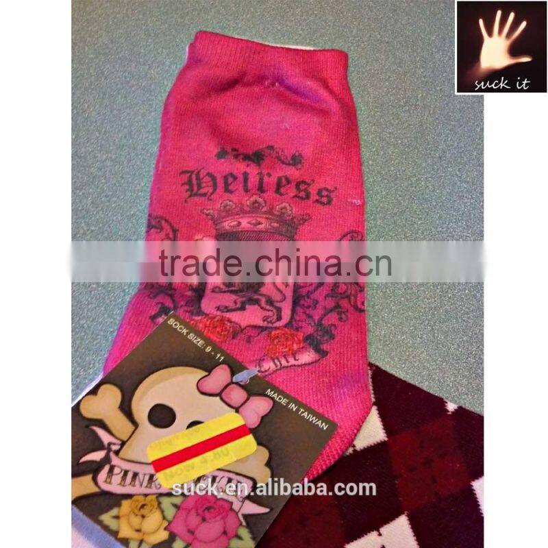 cute lady girls Ankle Socks with New package can be customized