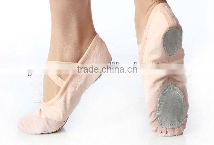 Top sell canvas ballet pointe shoes black wholesale