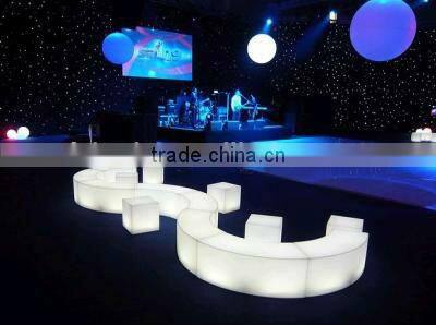 LED glow stool/remote control led bar stool
