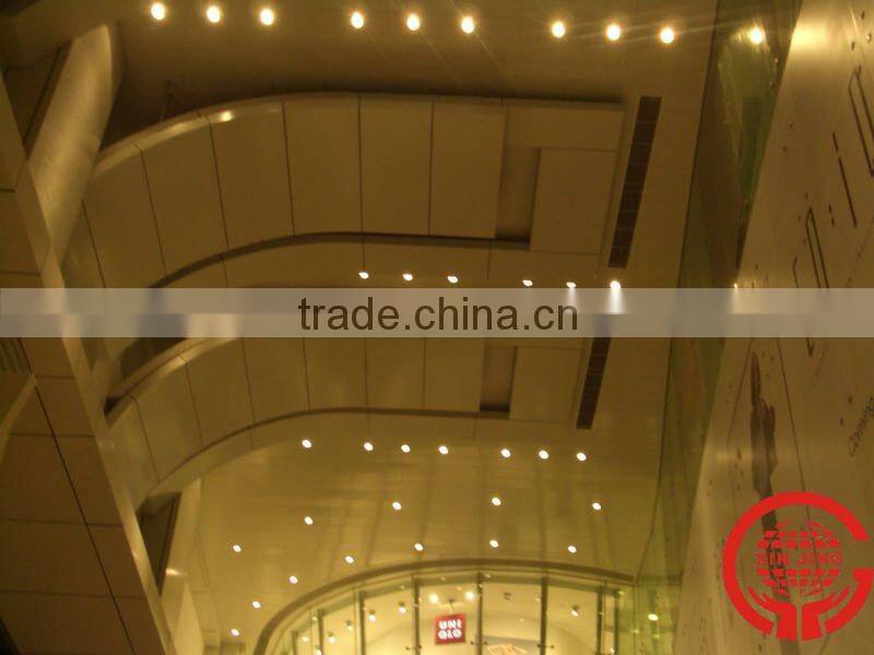 Aluminum interior ceiling /building suspened decoration tiles