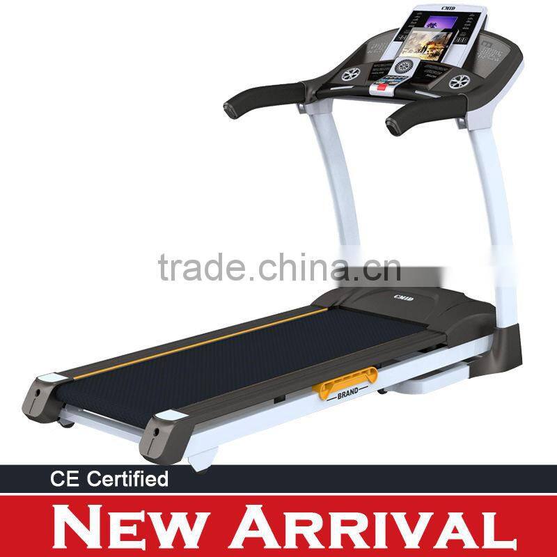 DC 2.5hp 1550x540mm running belt iphone ipad chargable treadmill fitness equipment