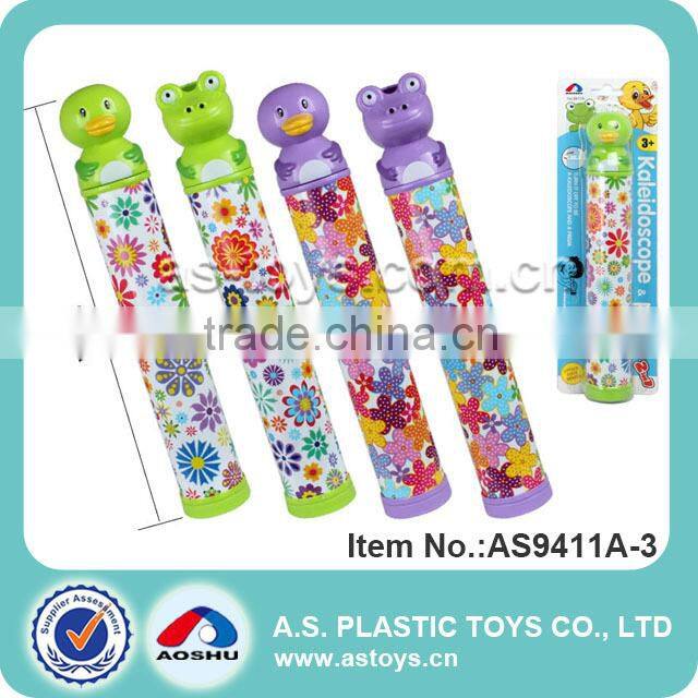 Magical promotional cartoon animals kaleidoscope toy for kids