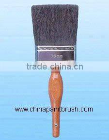 wooden handle paint brush
