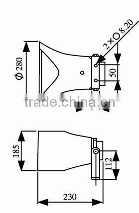 H116K 25W IP65 For Mosque OEM Professional High Quality Speaker