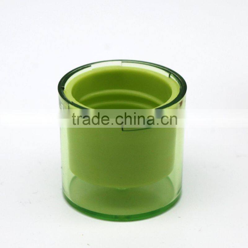 100ml green color plastic spray bottle with screw cap